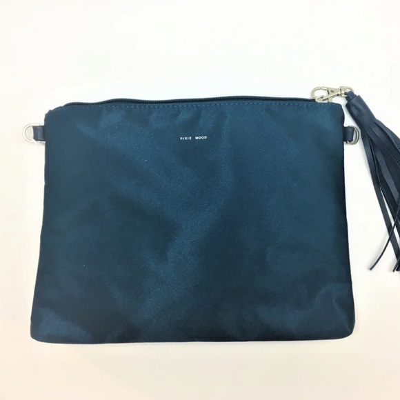 Pixie Mood Blue Satin Crossbody NWT - Picture 3 of 9